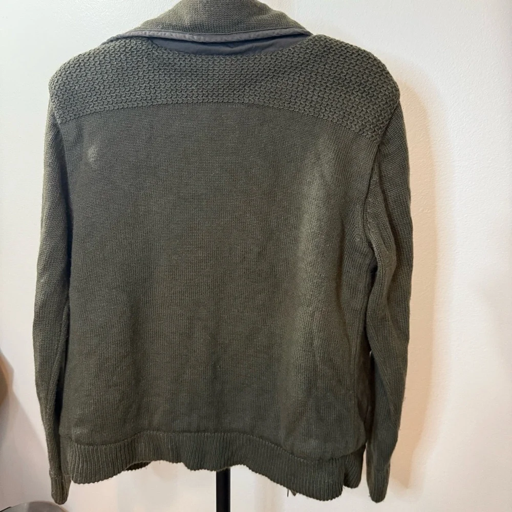 Weatherproof Vintage Olive Knit Jacket - Picture 9 of 9